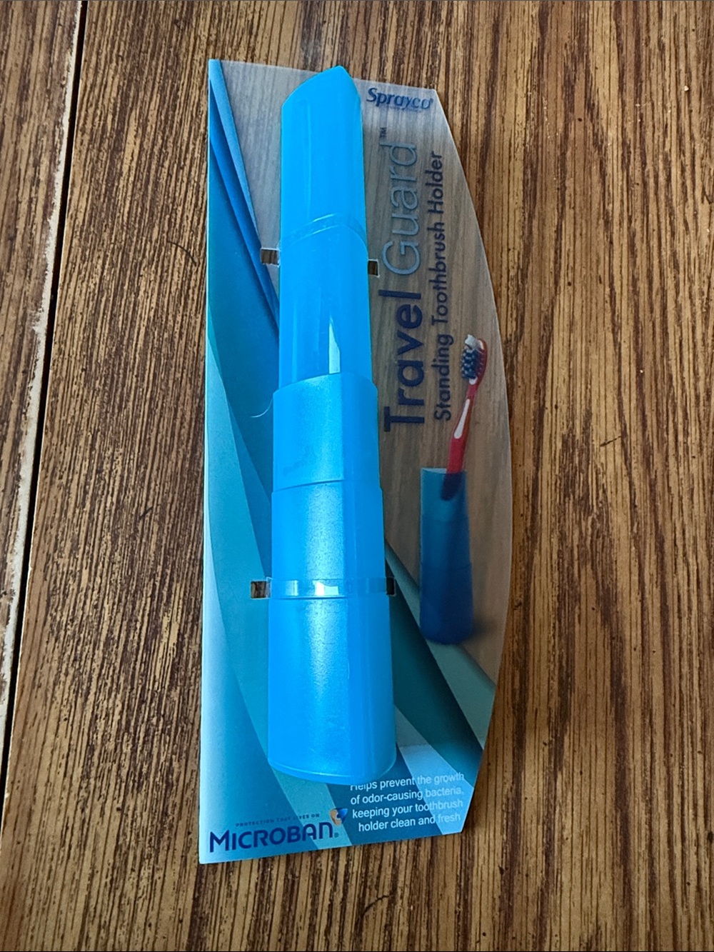 Travel Guard Standing Toothbrush Holder - Blue